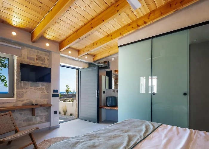 فيلة Skianos - Seaview Sanctuary 500m To By Etouri خانيا